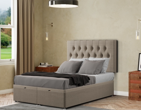 Belgrave Ottoman Bed | Luxury Upholstery with Storage | Sloomy
