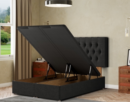 Belgrave Ottoman Bed | Luxury Upholstery with Storage | Sloomy