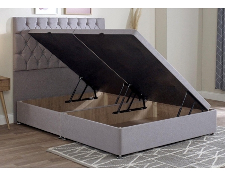 Romana Ottoman Storage Bed | Chesterfield Style | Sloomy