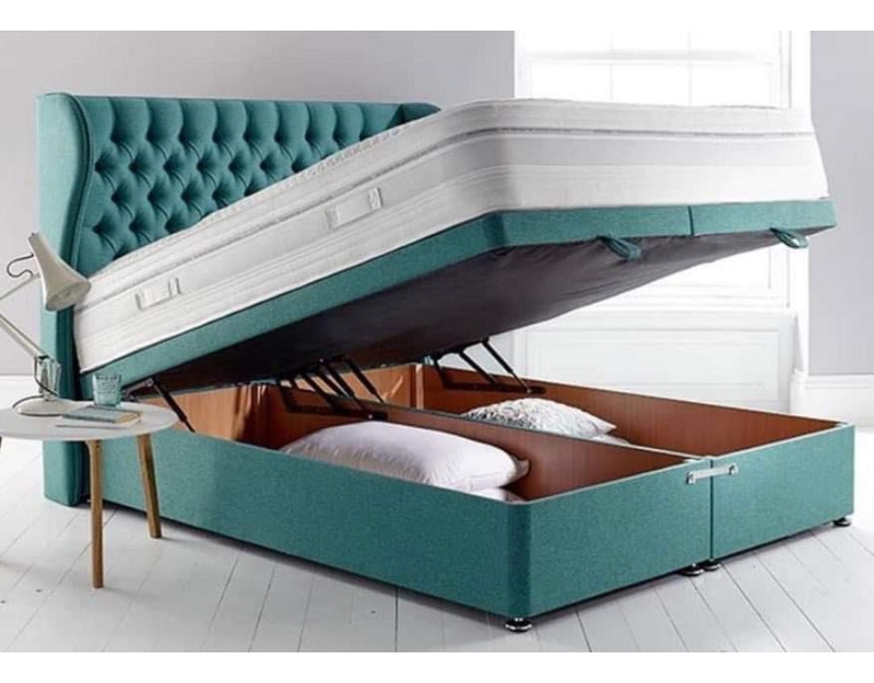 Victor Ottoman Bed | Chesterfield Style Storage Bed | Sloomy