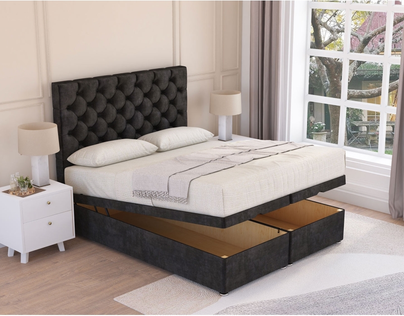 Mayfair Chesterfield Ottoman Bed | Classic Upholstered | Sloomy