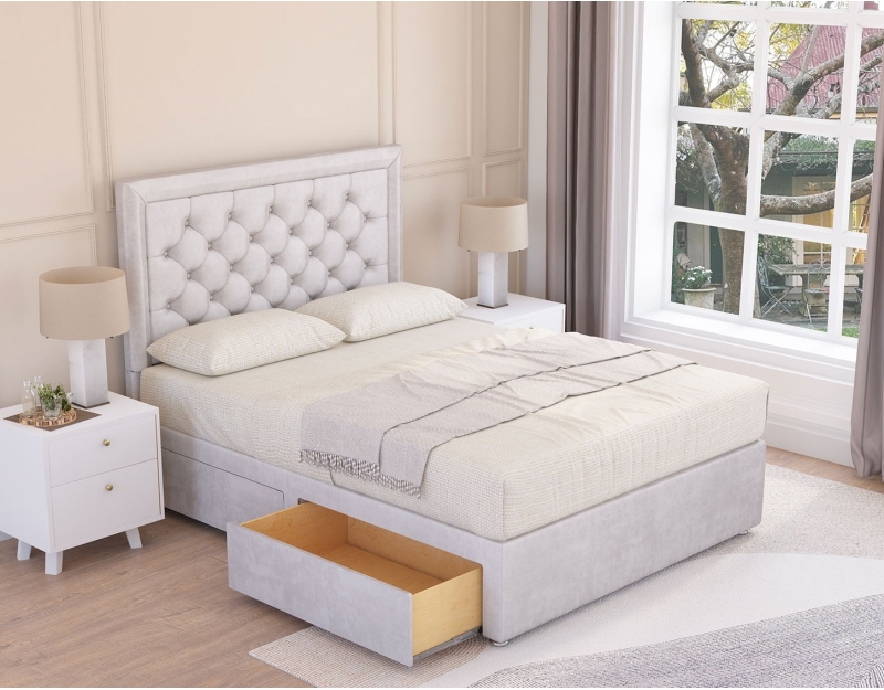 Montana Divan Bed Set | Upholstered Classic Style | Sloomy