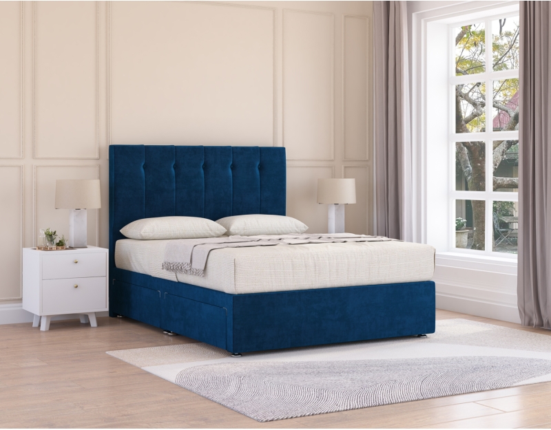 Highbury Bed | Modern Panelling, Classic Upholstering | Sloomy