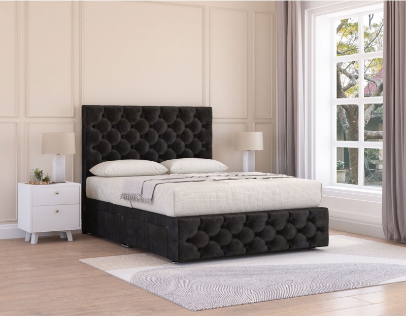 Watson Divan Bed | Upholstered Classical Divan | Sloomy