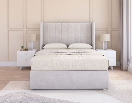 Falcon Divan Bed Set | Wingback Style Headboard | Sloomy