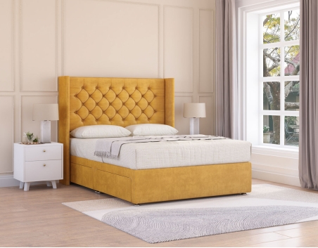 Dior Divan Bed Set | Wingback Divan Bed | Sloomy