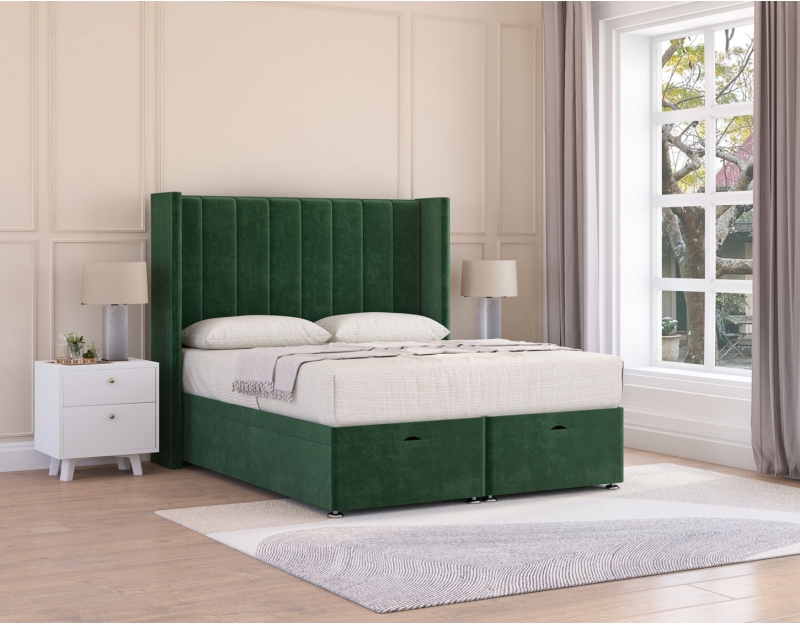 Falcon Ottoman Bed | Modern, Plush Storage Bed | Sloomy
