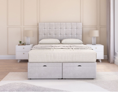 Alabama Ottoman Bed | Modern Panelling, Great Storage | Sloomy