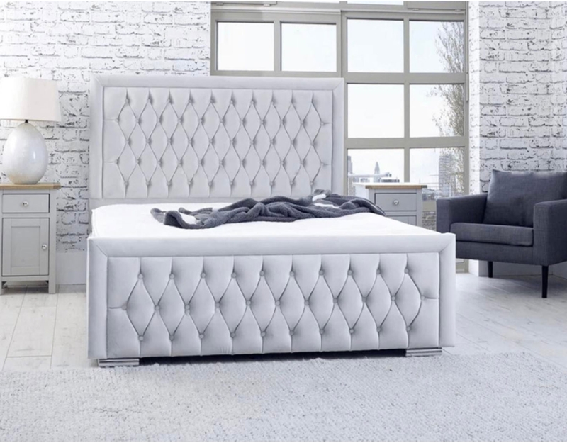 Hilton Bed Frame | Premium Upholstered Luxury Bed | Sloomy