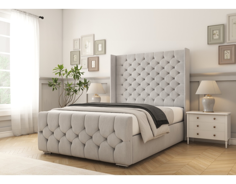 Luthor Bed Frame – Stylish Bed with Storage Options