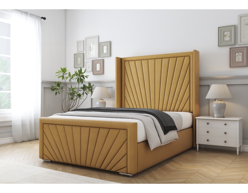 Rutherford Bed Frame – Stylish Bed with Storage Options