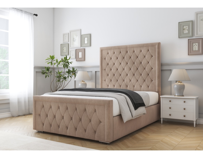 Monroe Bed Frame – Stylish Bed with Storage Options