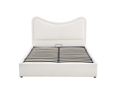 Aurelia Ottoman Bed – Beautiful Boucle Bliss