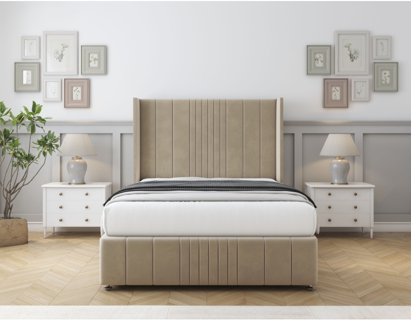 Hargrave Divan Bed Set | 6+ Sizes | Storage | 20+ Colors | Sloomy