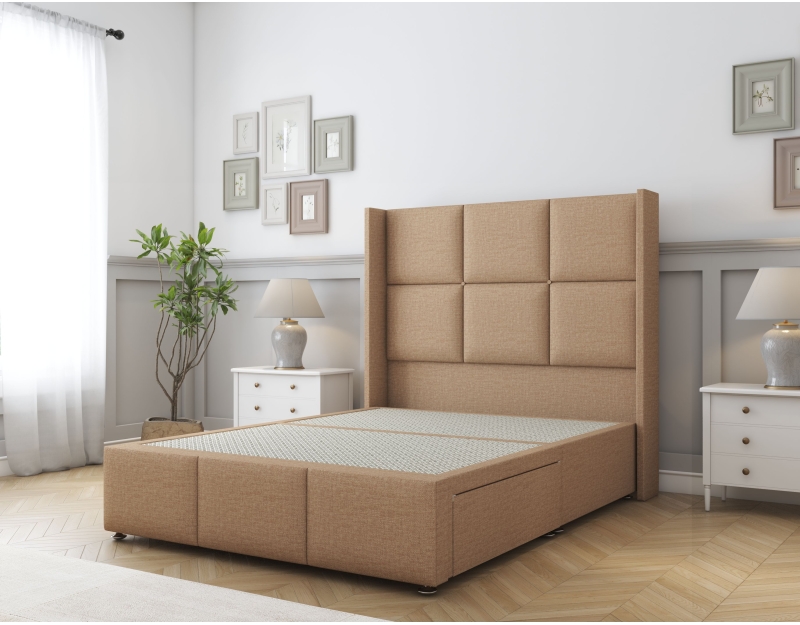 Beaumont Divan Bed Set | 6+ Sizes | Storage | 20+ Colors | Sloomy