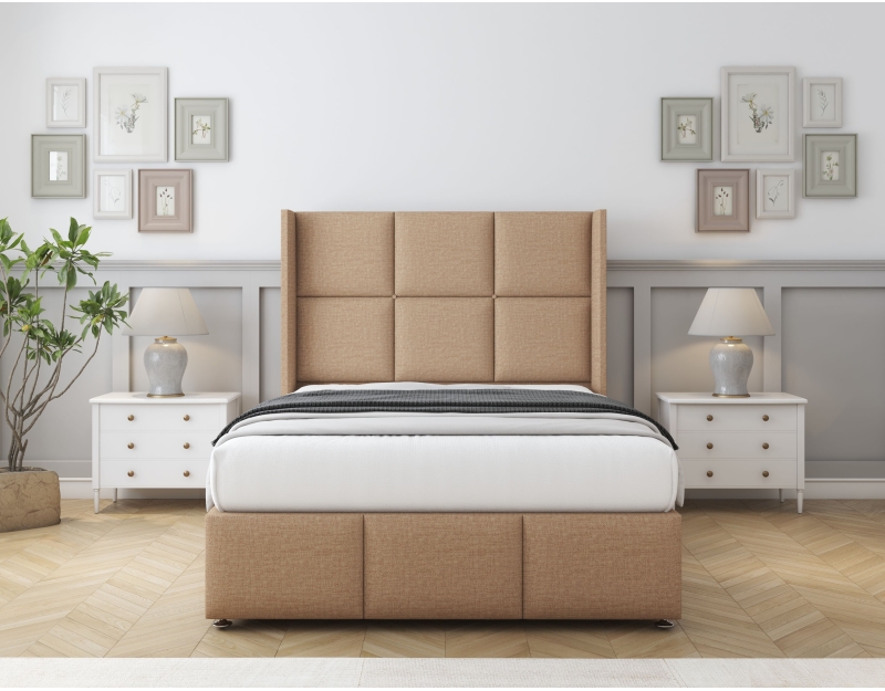 Beaumont Divan Bed Set | 6+ Sizes | Storage | 20+ Colors | Sloomy