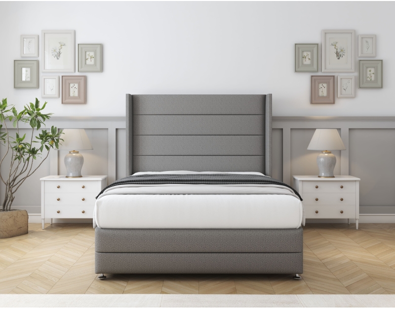 Sterling Divan Bed Set | 6+ Sizes | Storage | 20+ Colors | Sloomy