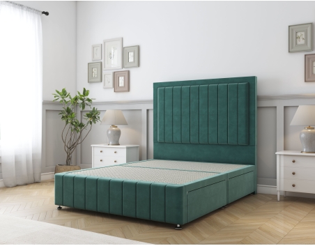 Pemberton Divan Bed Set | 6+ Sizes | Storage | 20+ Colors | Sloomy