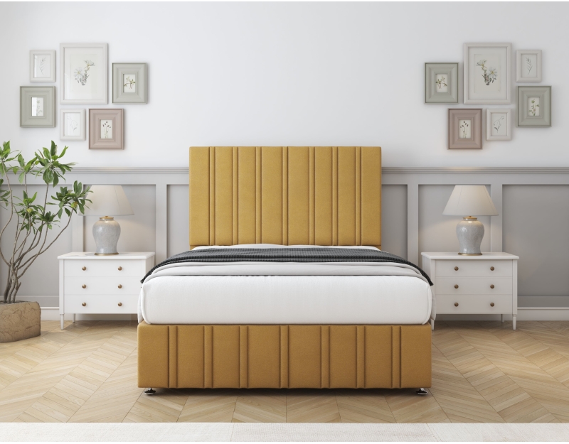 Langston Divan Bed Set | 6+ Sizes | Storage | 20+ Colors | Sloomy