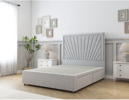 Somerset Divan Bed Set | 6+ Sizes | Storage | 20+ Colors | Sloomy