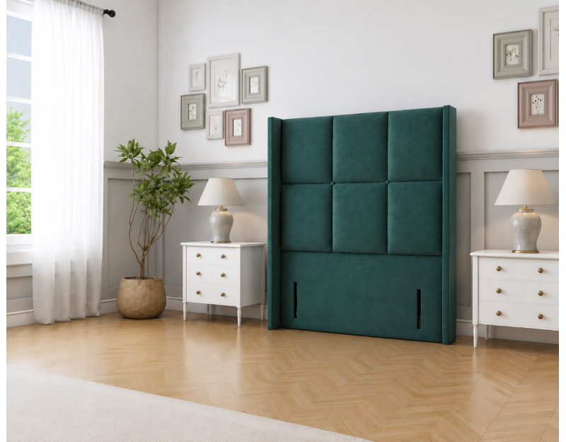 Beaumont Wingback Headboard | U.K Handcrafted | Sloomy