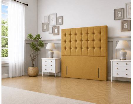 Alabama Headboard | Modern Panelled Cushioning | Sloomy