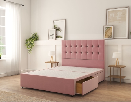 Alabama Divan Bed | 6+ Sizes | Storage | 20+ Colors | Sloomy