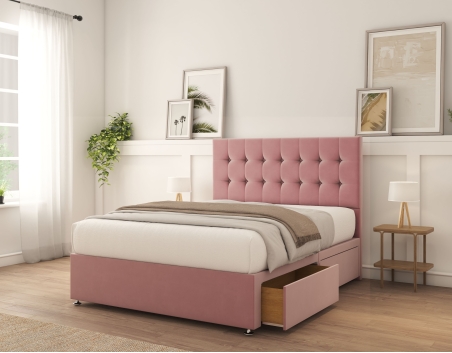 Alabama Divan Bed Set | 6+ Sizes | Storage | 20+ Colors | Sloomy
