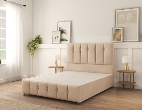 Cambridge Divan Bed Set | 6+ Sizes | Storage | 20+ Colors | Sloomy