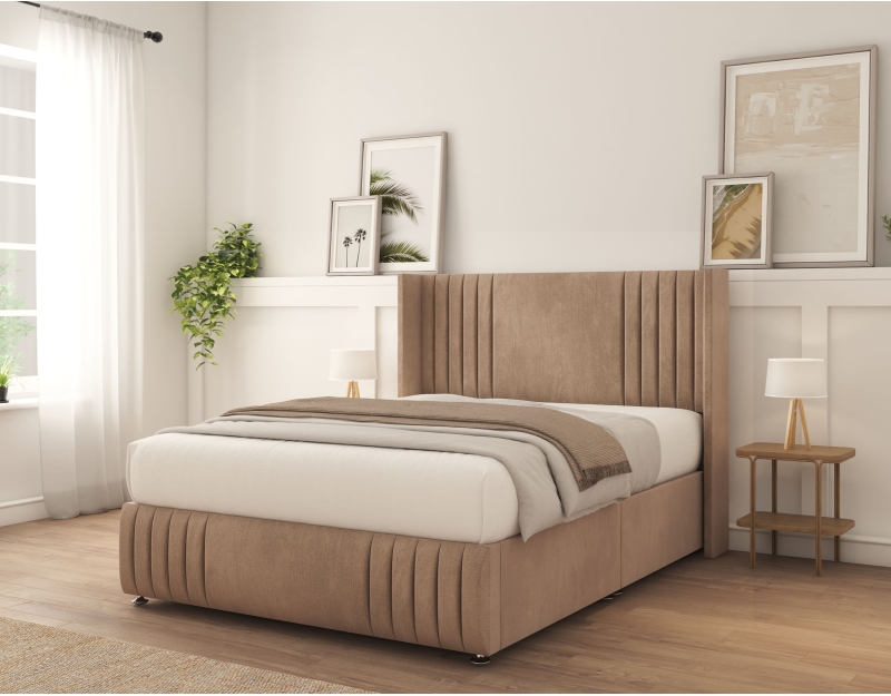 Camden Divan Bed Set | 6+ Sizes | Storage | 20+ Colors | Sloomy