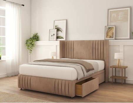 Camden Divan Bed Set | 6+ Sizes | Storage | 20+ Colors | Sloomy