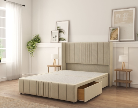 Hargrave Divan Bed | 6+ Sizes | Storage | 20+ Colors | Sloomy