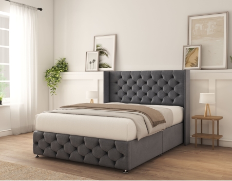 Luthor Divan Bed | 6+ Sizes | Storage | 20+ Colors | Sloomy