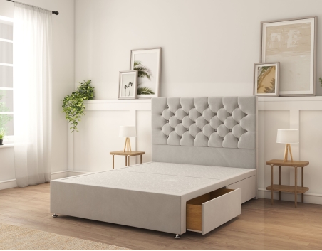 Mayfair Divan Bed | 6+ Sizes | Storage | 20+ Colors | Sloomy