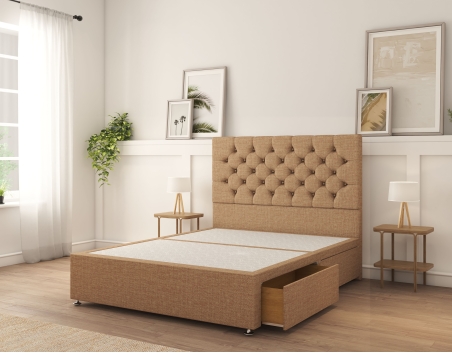 Mayfair Divan Bed Set | 6+ Sizes | Storage | 20+ Colors | Sloomy