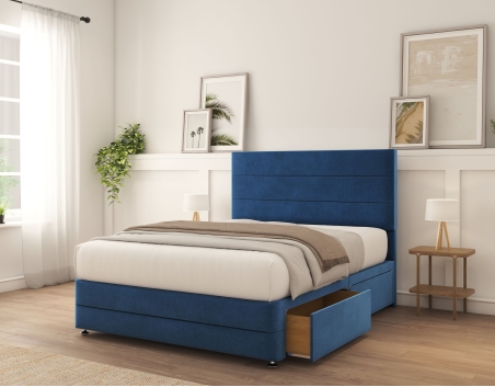 Monaco Divan Bed Set | 6+ Sizes | Storage | 20+ Colors | Sloomy