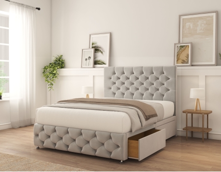 Watson Divan Bed Set | 6+ Sizes | Storage | 20+ Colors | Sloomy