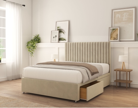 Manhattan Divan Bed Set | 6+ Sizes | Storage | 20+ Colors | Sloomy