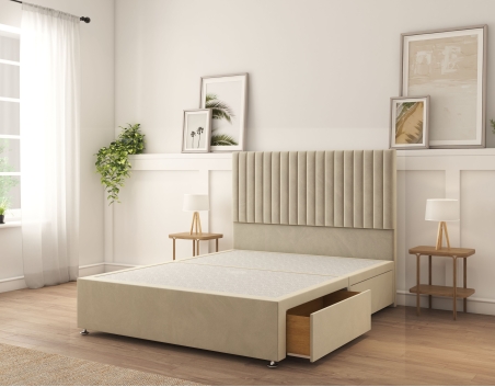 Manhattan Divan Bed Set | 6+ Sizes | Storage | 20+ Colors | Sloomy