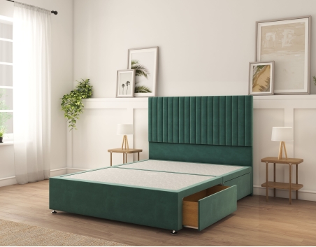 Manhattan Divan Bed | 6+ Sizes | Storage | 20+ Colors | Sloomy