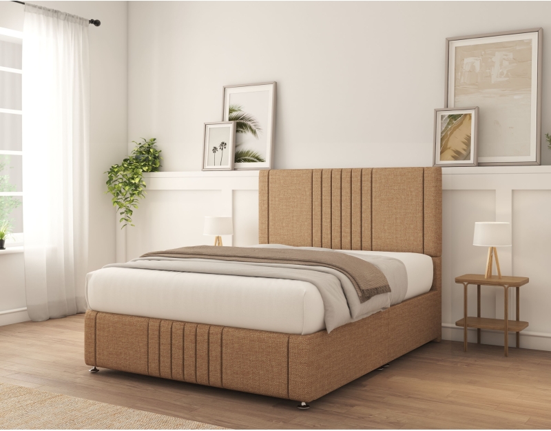 Harrington Divan Bed Set | 6+ Sizes | Storage | 20+ Colors | Sloomy