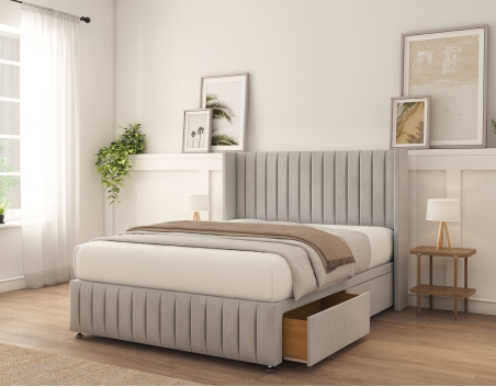 Marlborough Divan Bed Set | 6+ Sizes | Storage | 20+ Colors | Sloomy