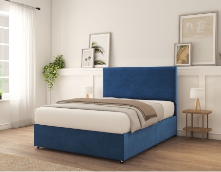Ashford Divan Bed With Mattress | 6+ Sizes | Storage | 16+ Colors | Sloomy