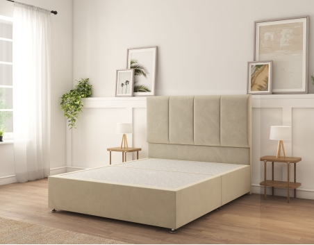 Lancaster Divan Bed With Mattress | 6+ Sizes | Storage | 16+ Colors | Sloomy