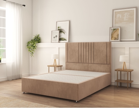 Langston Divan Bed With Mattress | 6+ Sizes | Storage | 16+ Colors | Sloomy