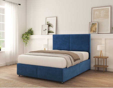 Vienna Divan Bed With Mattress | 6+ Sizes | Storage | 16+ Colors | Sloomy