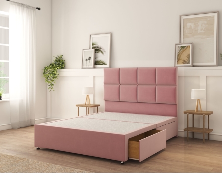Brington Divan Bed | 6+ Sizes | Storage | 16+ Colors | Sloomy
