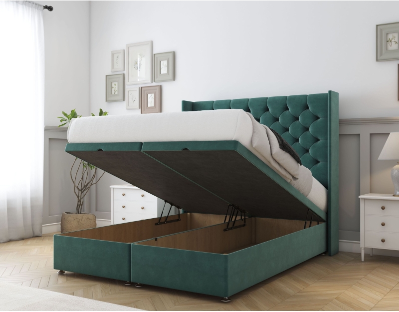 Dior Ottoman Bed | 6+ Sizes | Storage | 20+ Colors | Sloomy