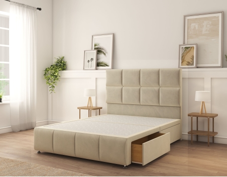 Sterling Divan Bed | 6+ Sizes | Storage | 16+ Colors | Sloomy