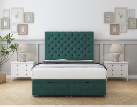 Mayfair Ottoman Bed | 6+ Sizes | Storage | 20+ Colors | Sloomy